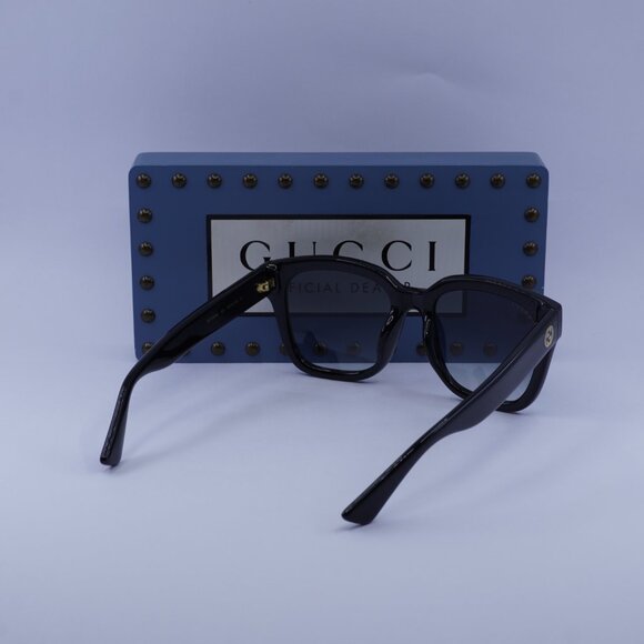 Gucci GG1338SK 003 Square Sunglasses - Black/Grey Gradient - Picture 5 of 11